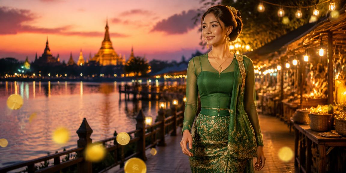 ရန်ကုန် အင်းလေးကန်တွင် ရှမ်းကိုးမီး ထီကစားနေသောသူများ